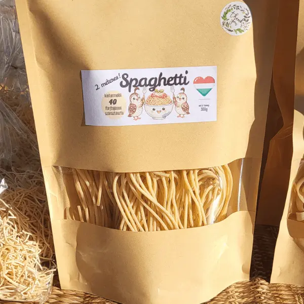 2 méteres 40 fürjtojásos kézműves spaghetti 300g