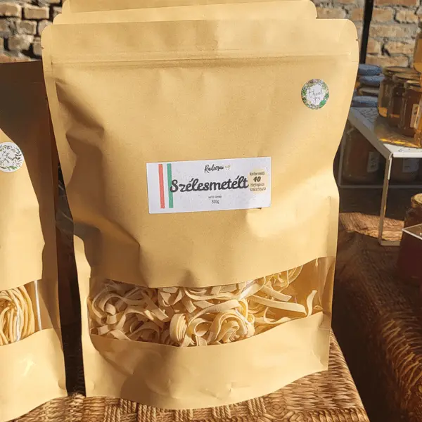 40 fürjtojásos kézműves szélesmetélt 300g