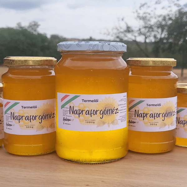 Termelői napraforgóméz 1000g